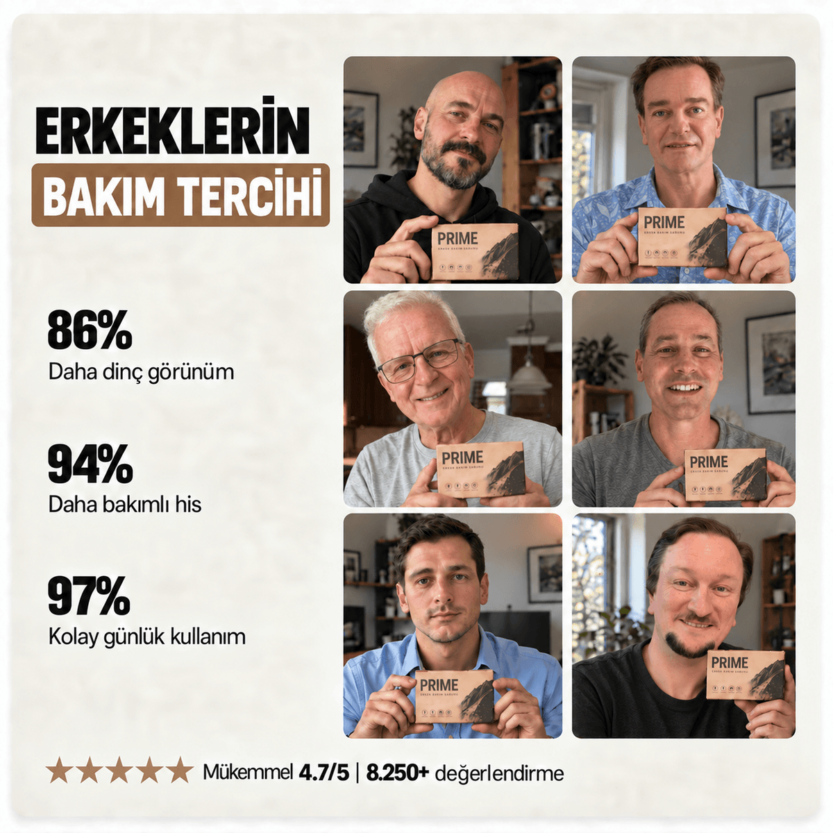 PRIME | Erkek Yüz Sabunu